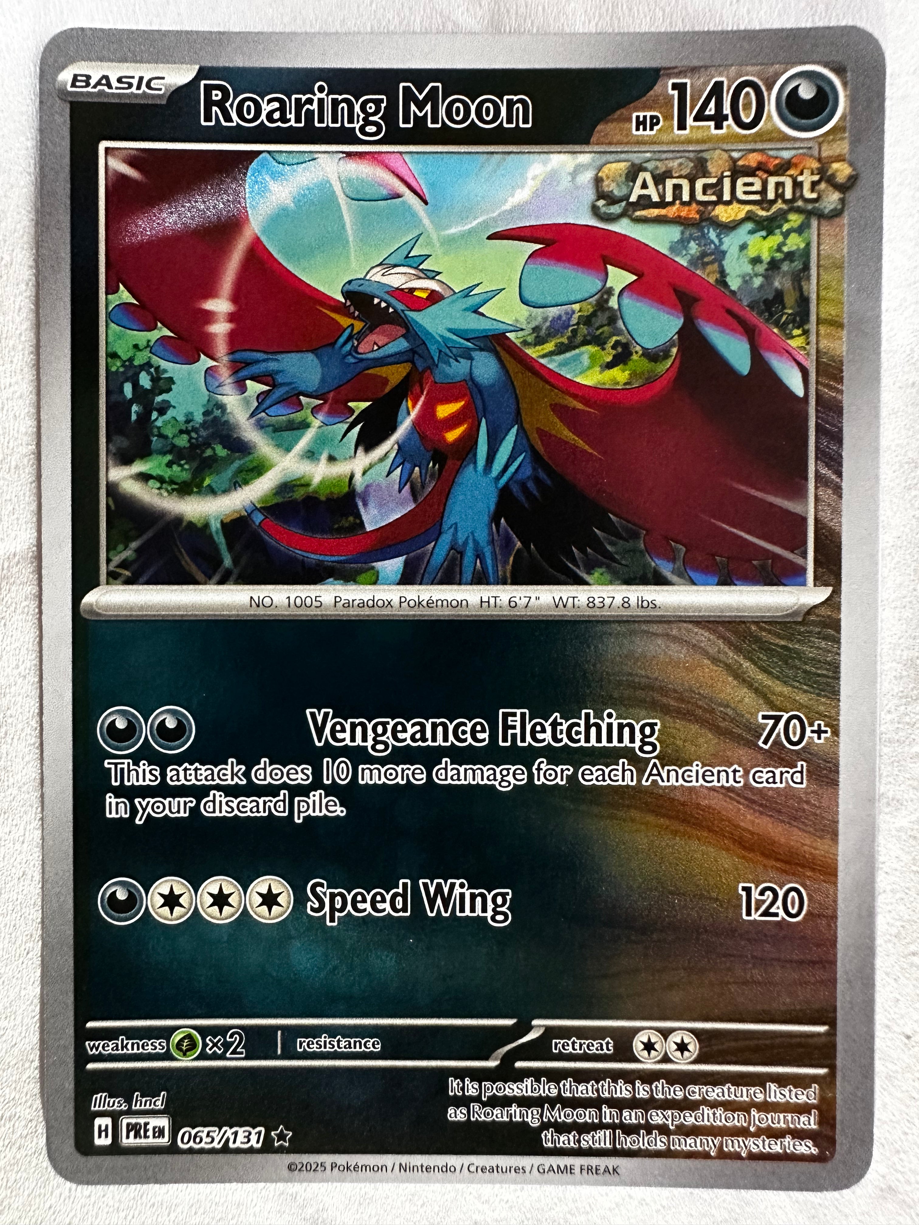 Roaring Moon 065/131 Rare (EN) Prismatic Evolution