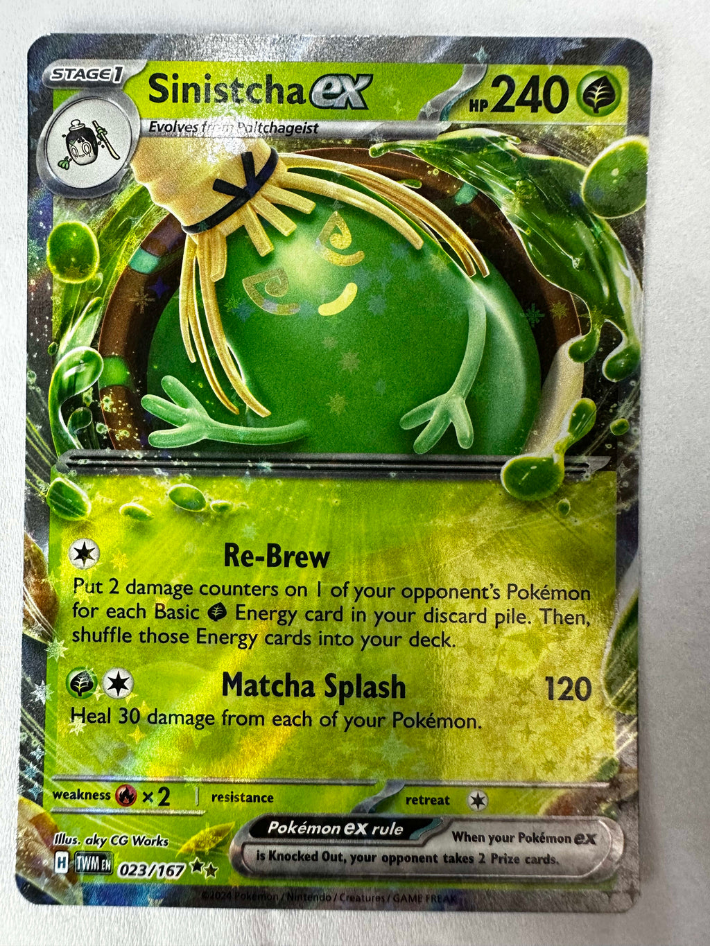 Sinistcha ex 023/167 Double Rare (EN) Twilight Masquerade