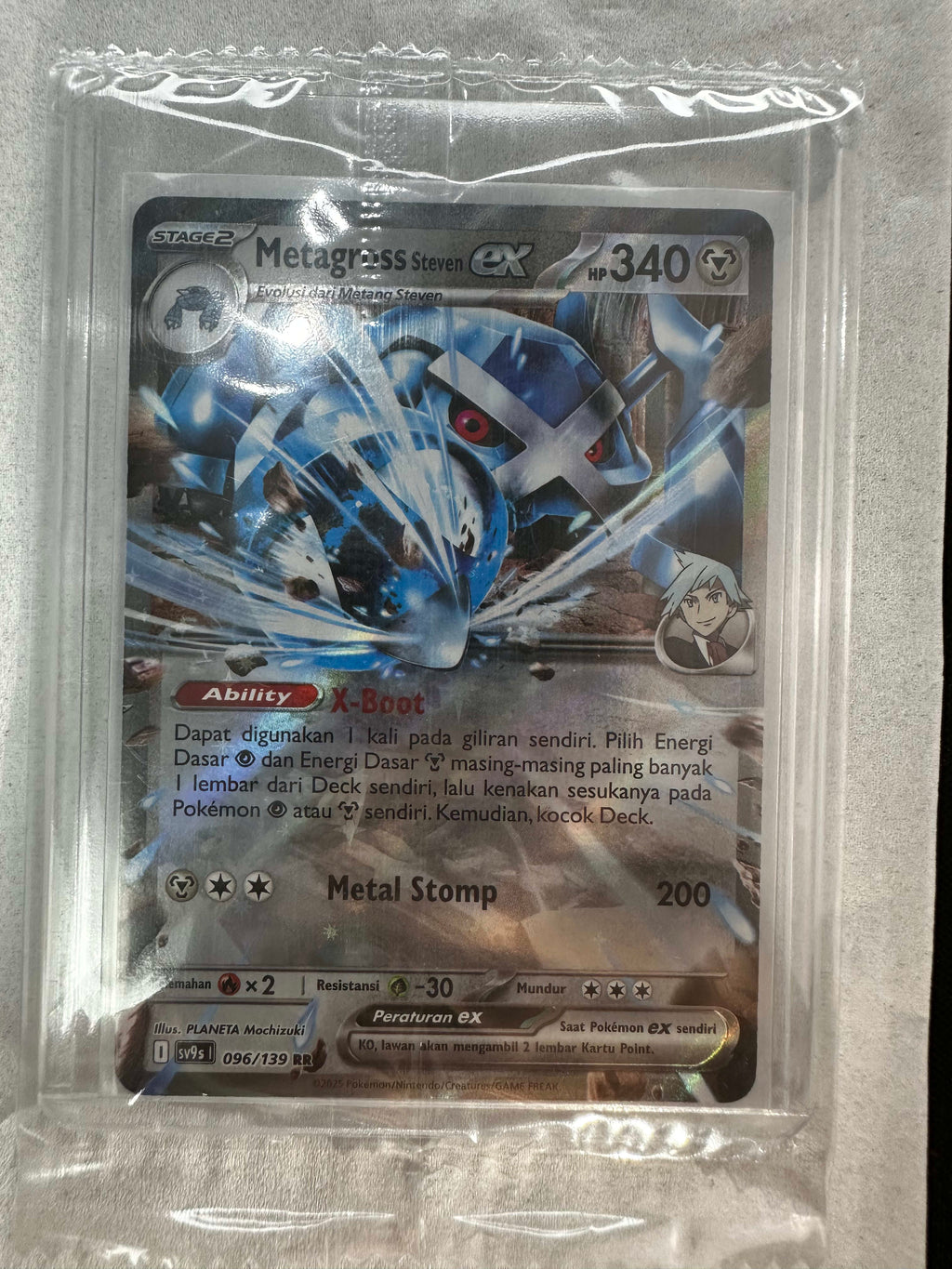 Metagross Steven ex 096/139 Double Rare (ID) Ikatan Takdir