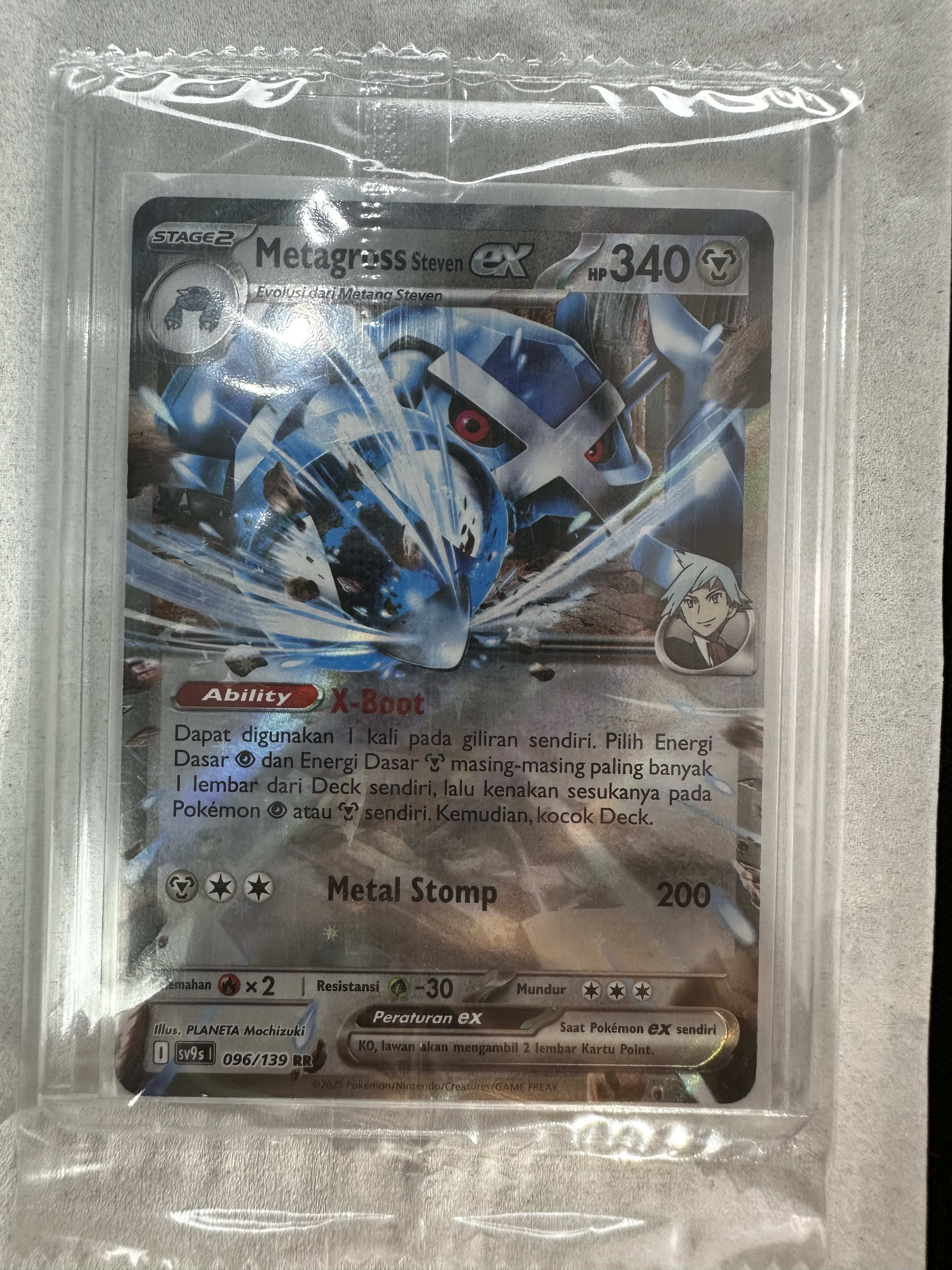 Metagross Steven ex 096/139 Double Rare (ID) Ikatan Takdir