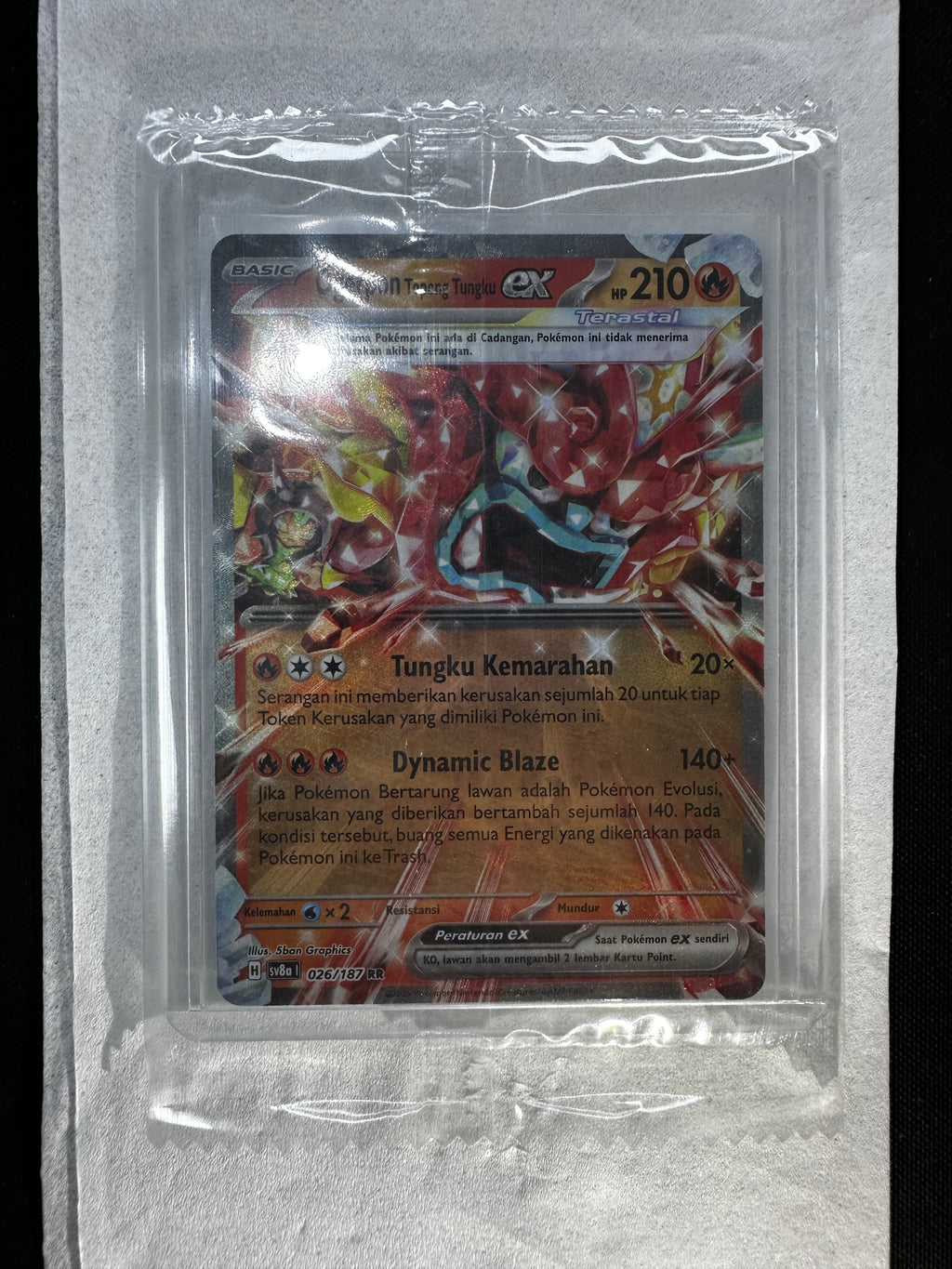 Ogerpon Topeng Tungku ex 026/187 Double Rare (ID) Festival Terastal